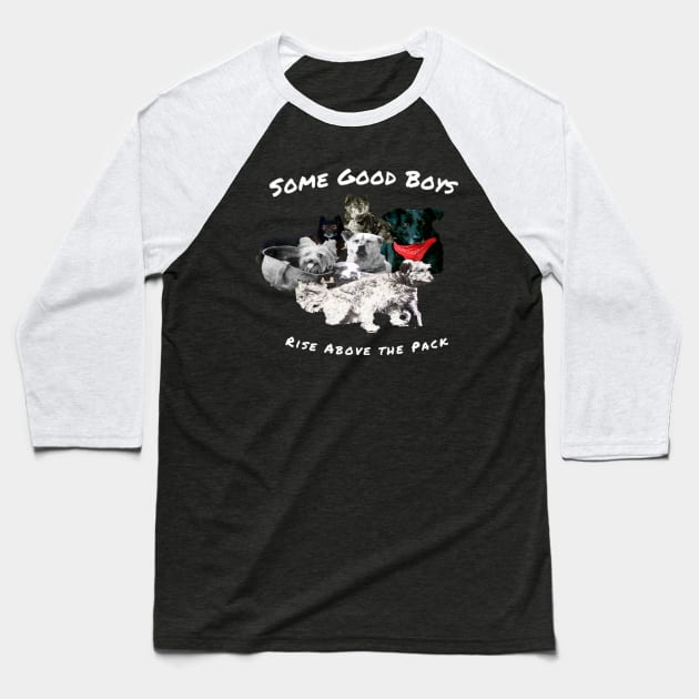 Great Dogs in History Baseball T-Shirt by Nice wears